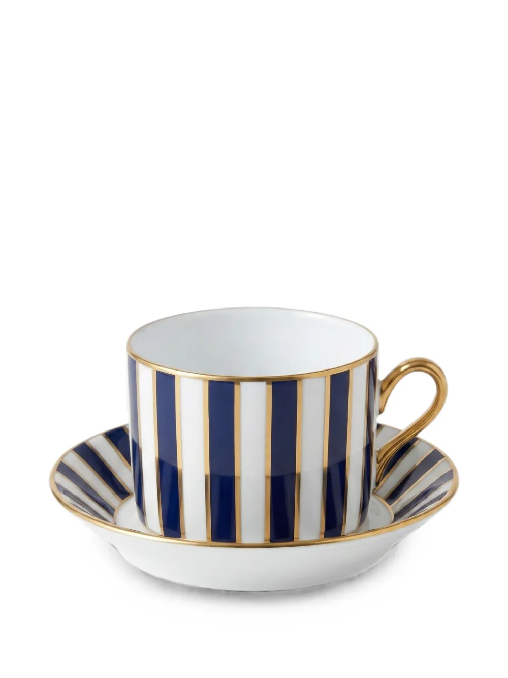 GINORI 1735 Impero Amadeus striped coffee set (set of six) - Bianco