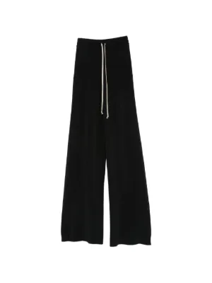 Rick Owens Drawstring zip-detail Cropped Trousers | Black | FARFETCH