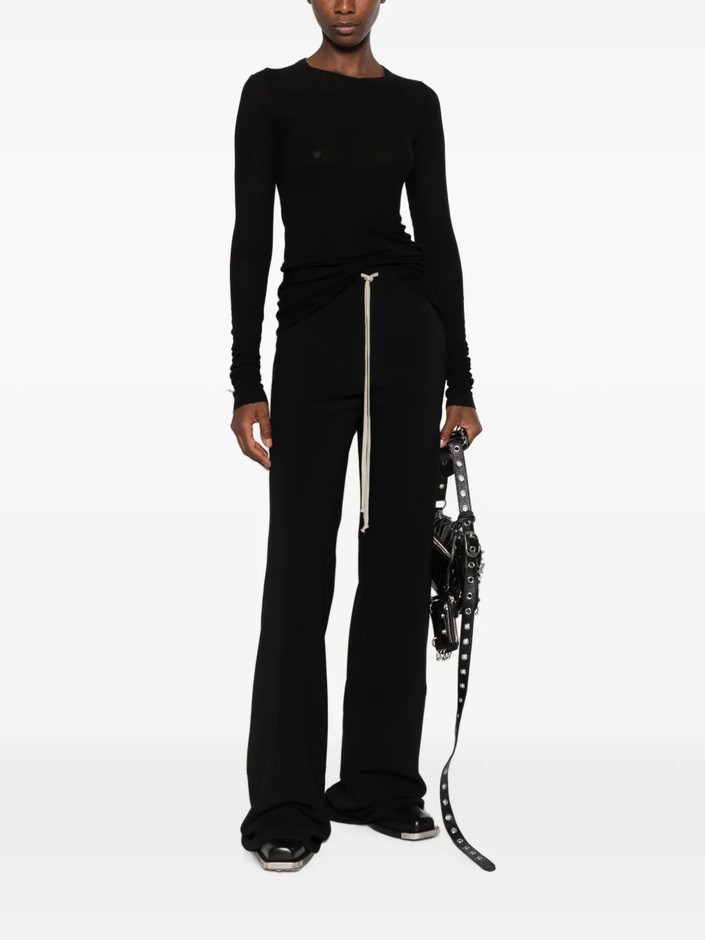 Rick Owens Broek met trekkoord Zwart