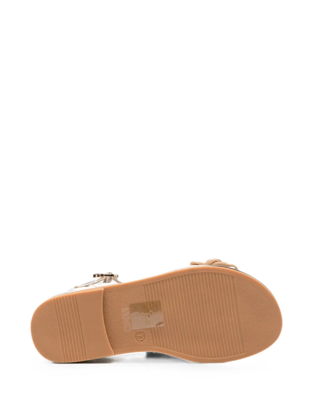 LIU JO Ylenia 02 flower-embellished sandals Wit