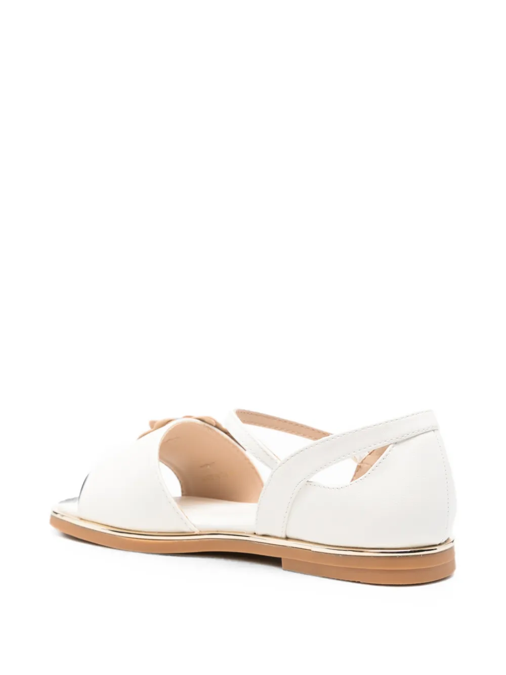 LIU JO Ylenia 02 flower-embellished sandals Wit