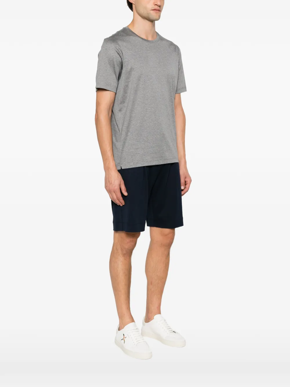 Gran Sasso T-shirt met ronde hals Grijs