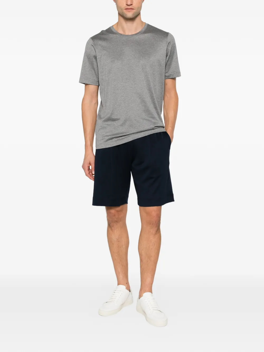 Gran Sasso T-shirt met ronde hals Grijs