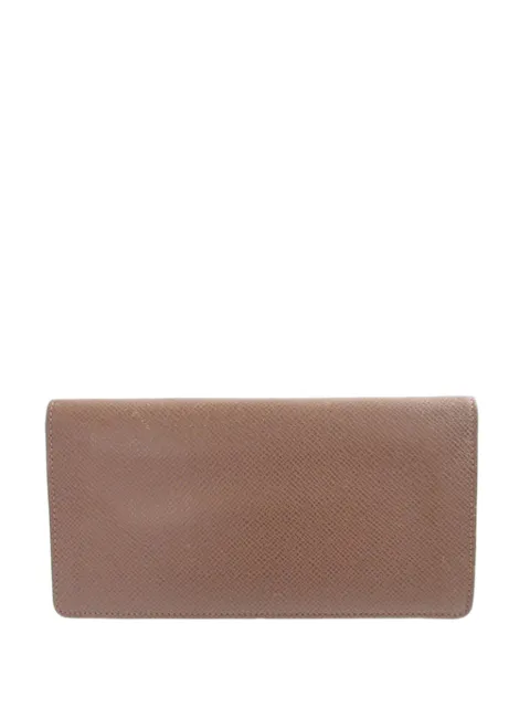 Louis Vuitton Pre-Owned 2009 Taiga Portefeuille Brazza Bifold Wallet long wallets