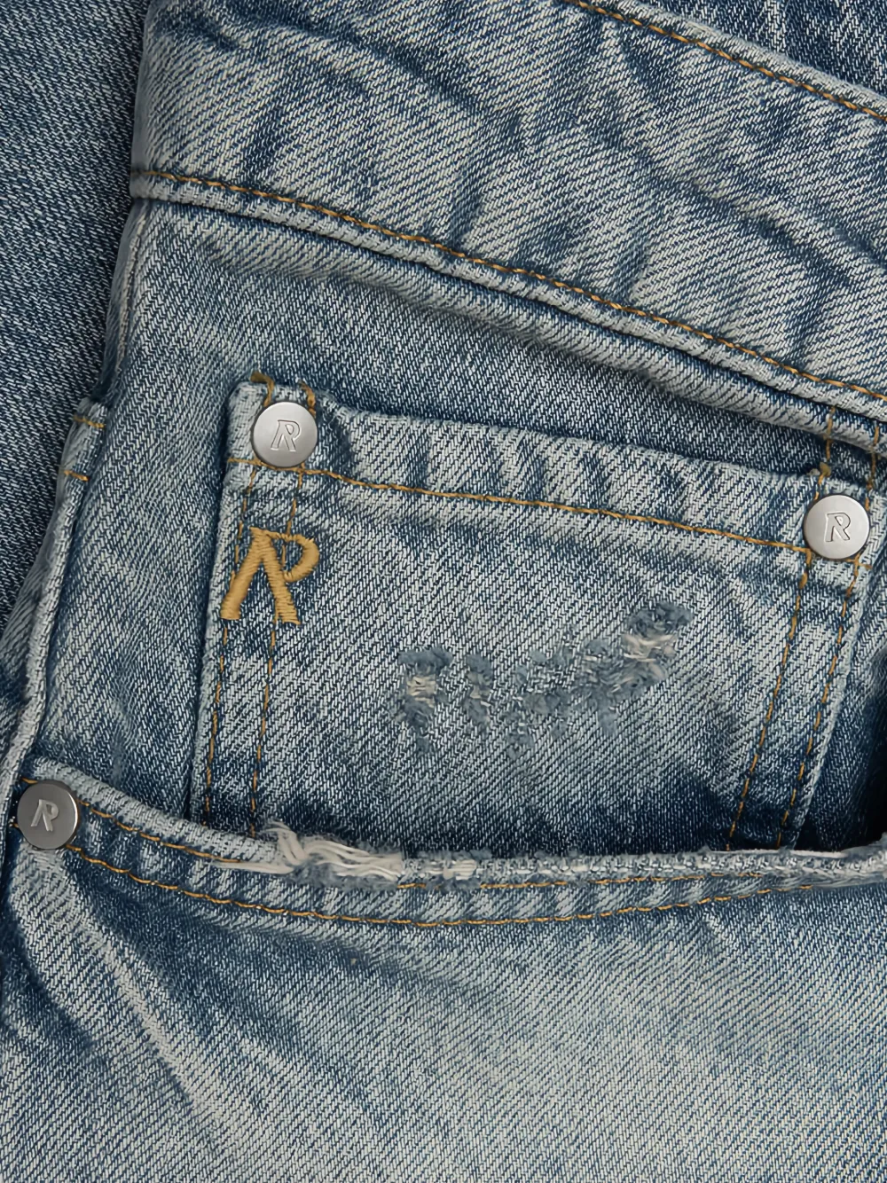  Represent Heaton Distressed Jeans - Azul 