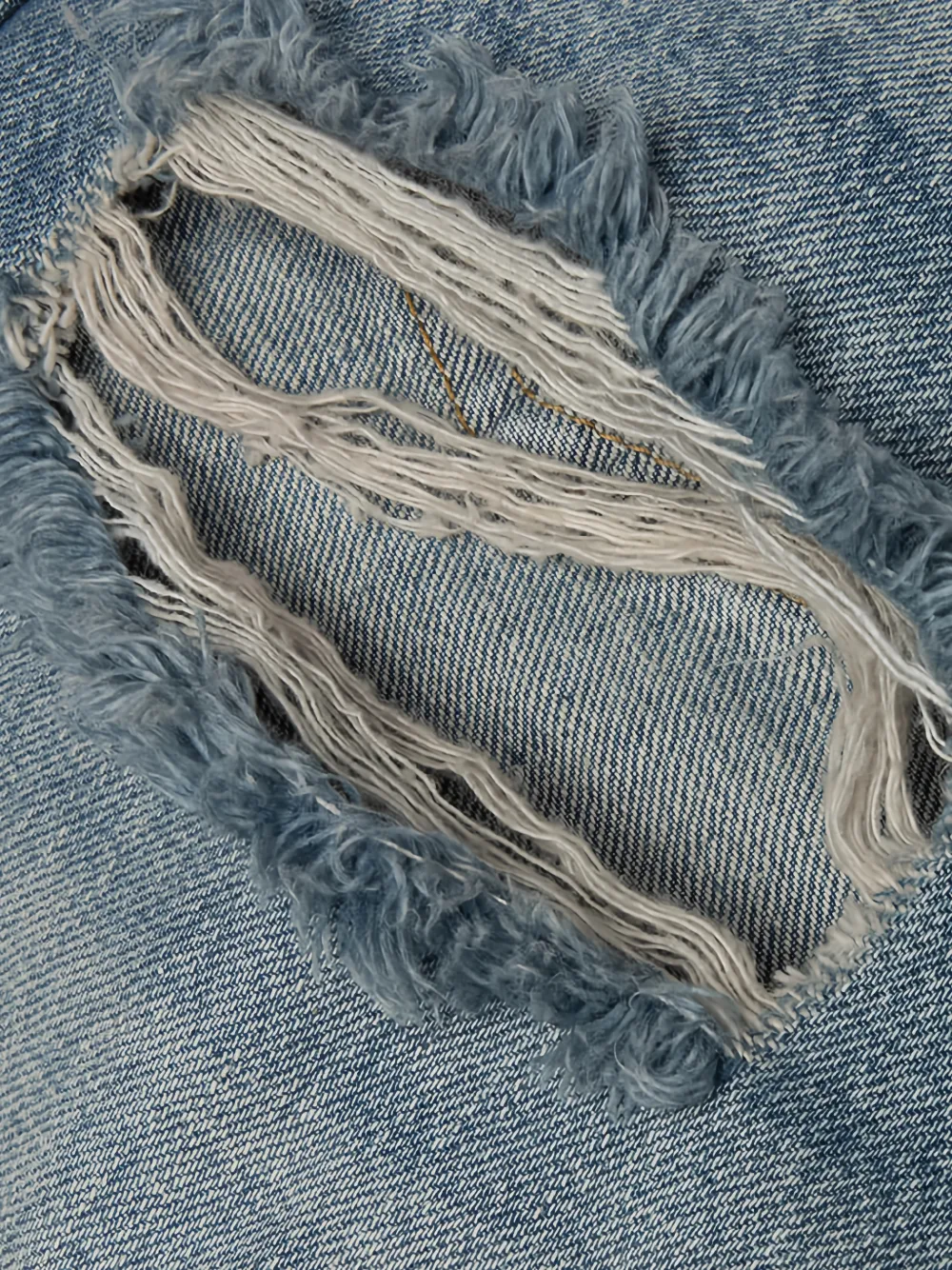 Represent Heaton gerafelde jeans Blauw