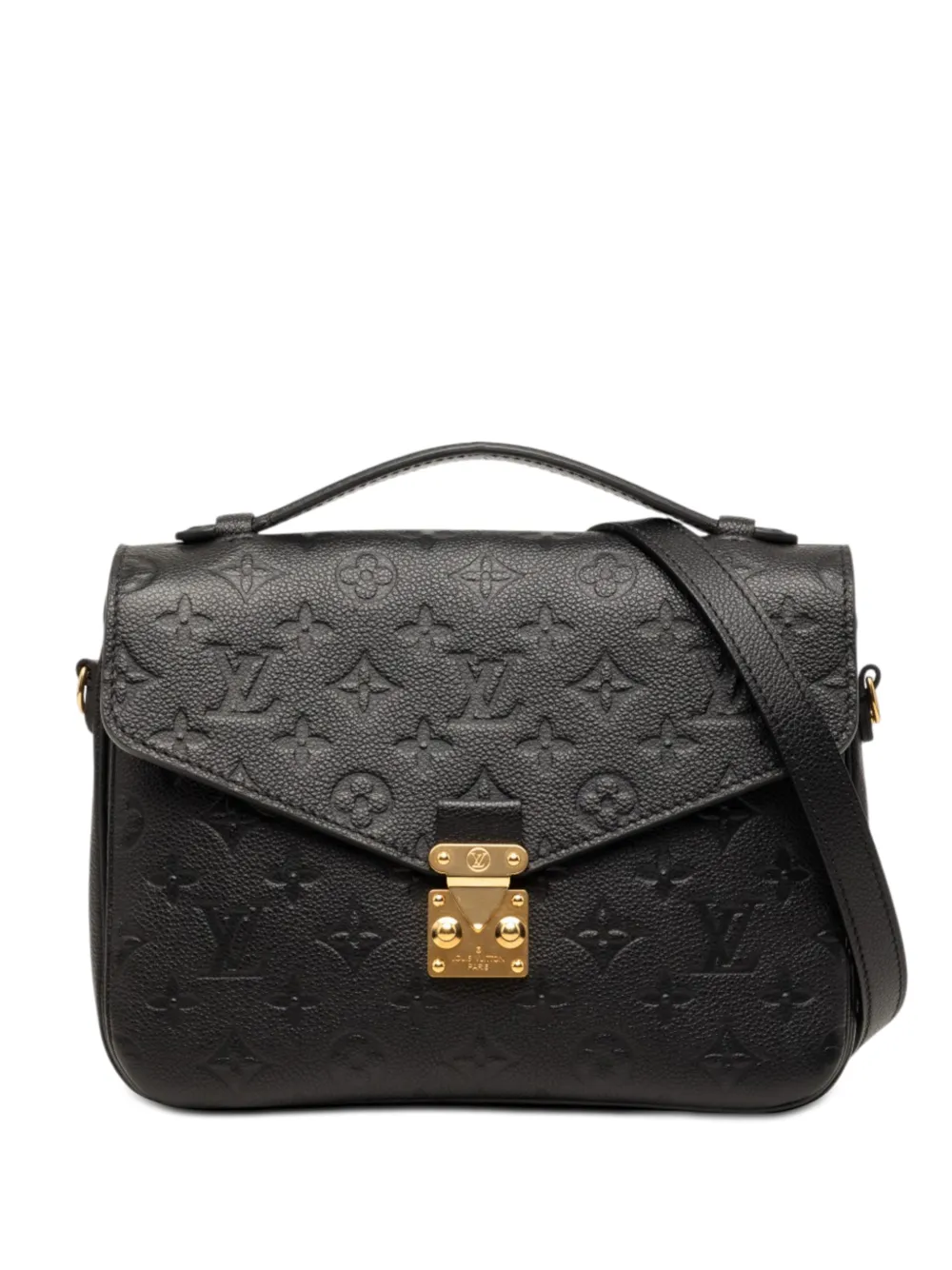 Louis Vuitton Pre-Owned 2017 Monogram Empreinte Pochette Metis Satchel-Tasche - Schwarz