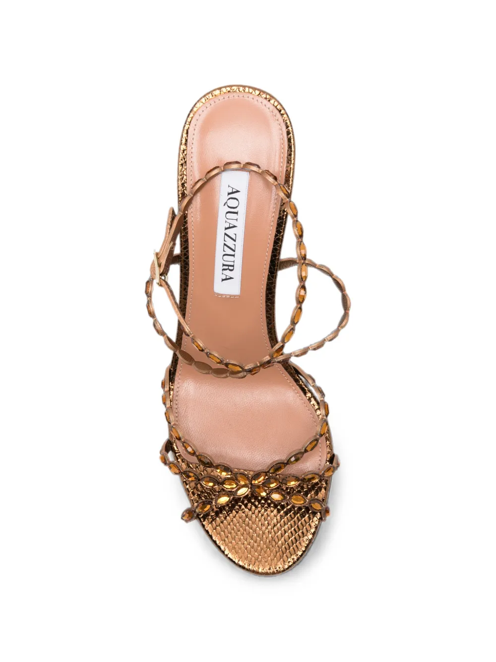 Aquazzura Love Struck crystal-embellished sandals Bruin