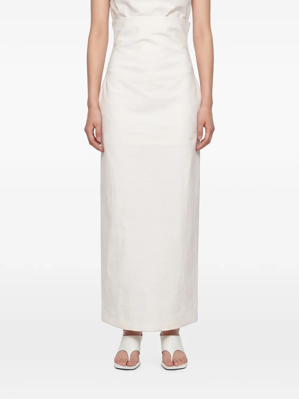 Issey Miyake Maxi-rok toestaan Wit