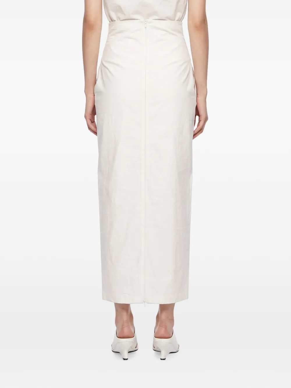 Issey Miyake Maxi-rok toestaan Wit