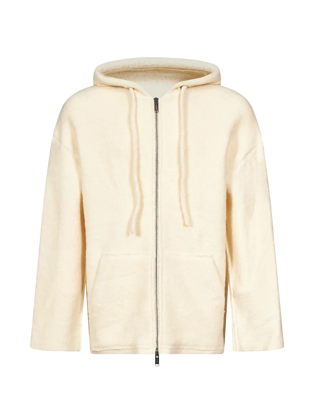Laneus zip-up hoodie Wit