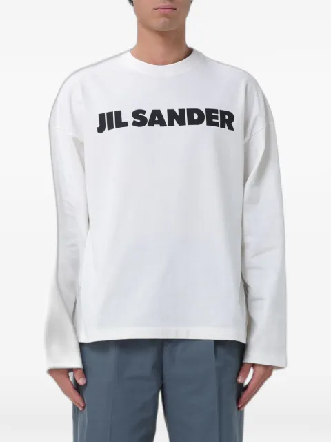 Jil Sander logo-print long-sleeve T-shirt