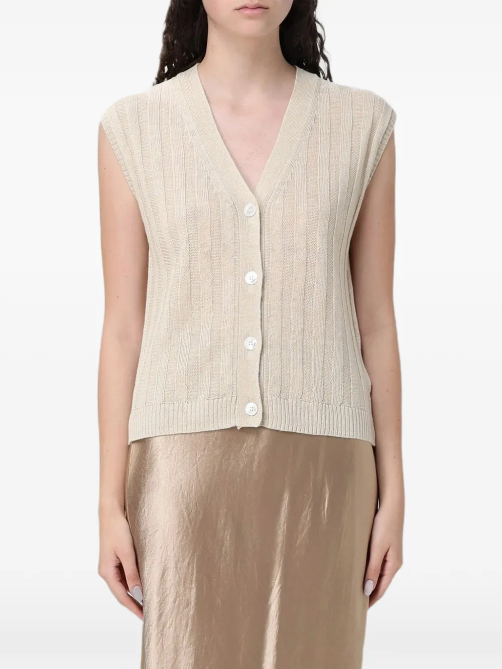 Max Mara linen gilet - Toni neutri