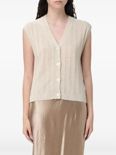 Max Mara linen gilet