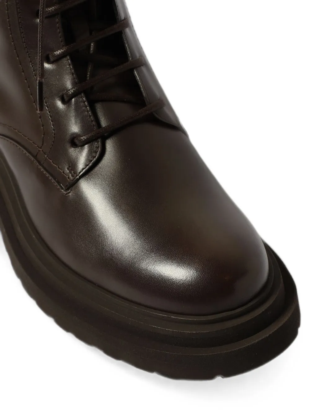 Brunello Cucinelli shearling Monile ankle boots Bruin