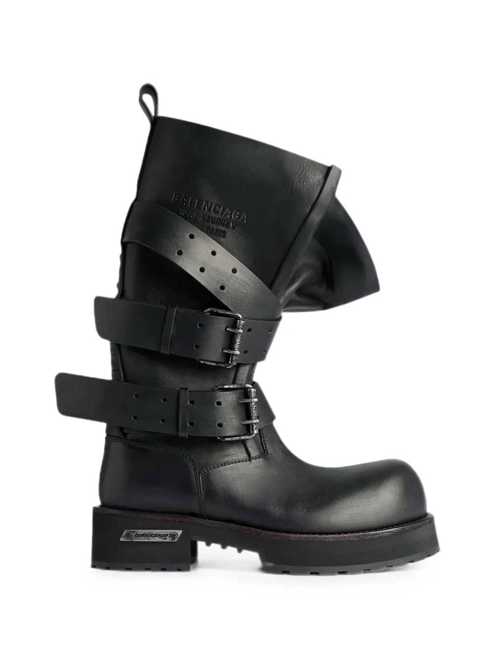 Balenciaga Venom buckle-strap boots - Nero
