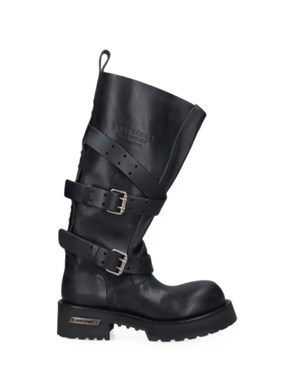 Balenciaga Venom Boots in Black