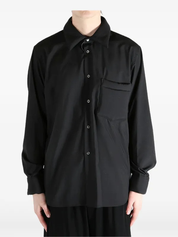 Comme Des Garçons Homme Plus チェストポケット シャツ | ブラック