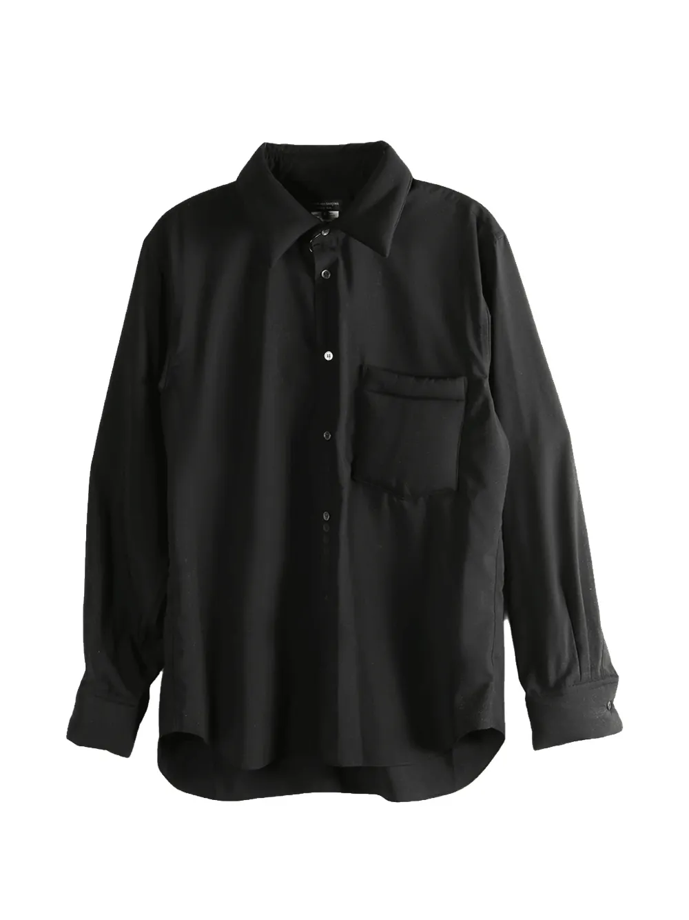 Comme des Garçons Homme Plus long-sleeve chest-pocket shirt - Nero