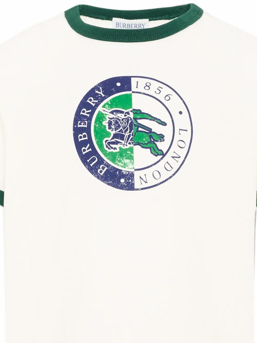 Burberry Kids T-shirt met logoprint Wit