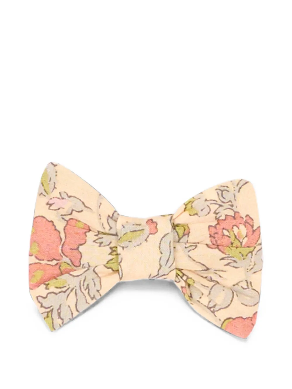  Bonpoint Floral-print Bow Hair Clips - Rosa 