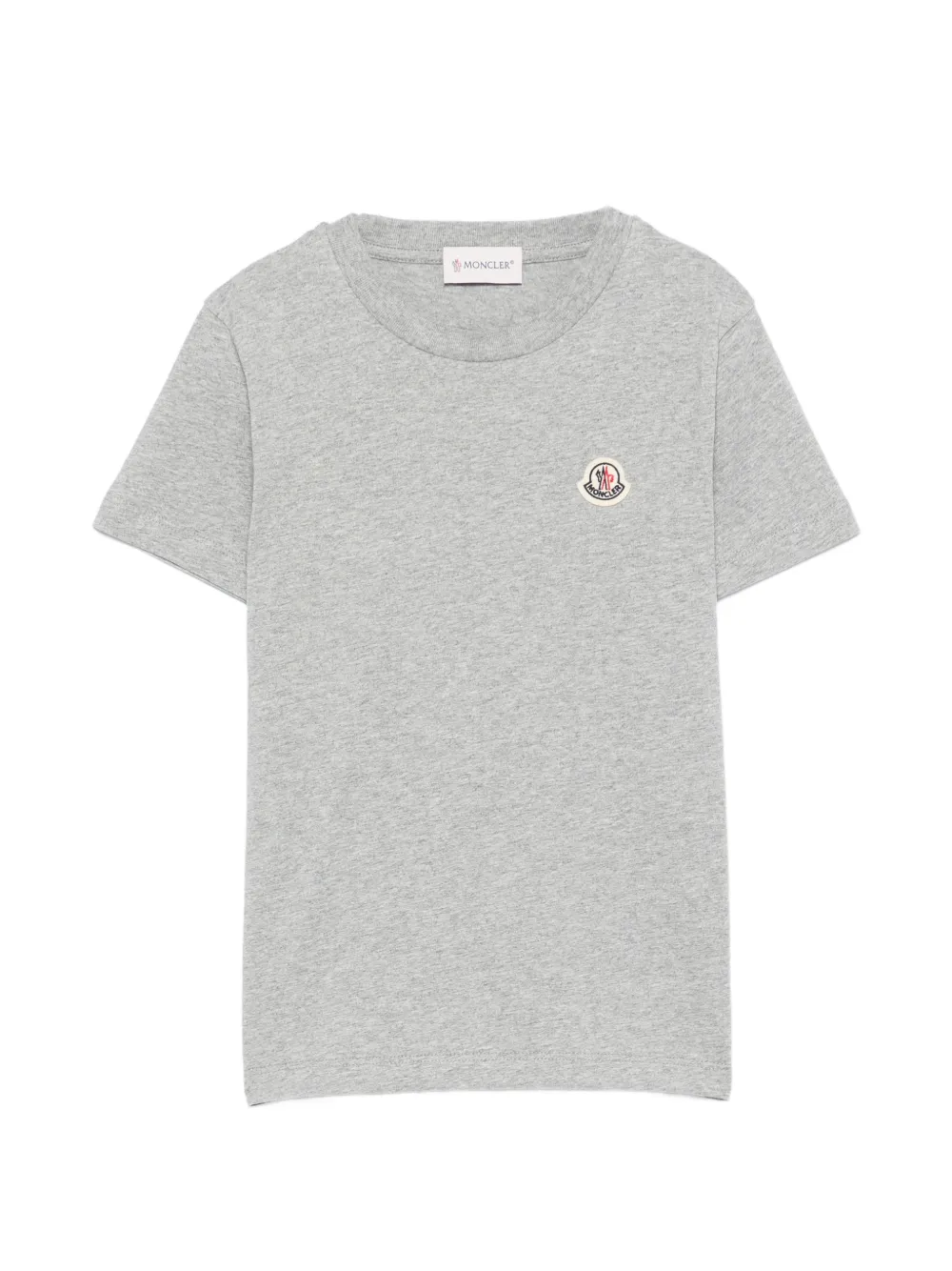Moncler Enfant Drie T-shirts met logopatch Grijs