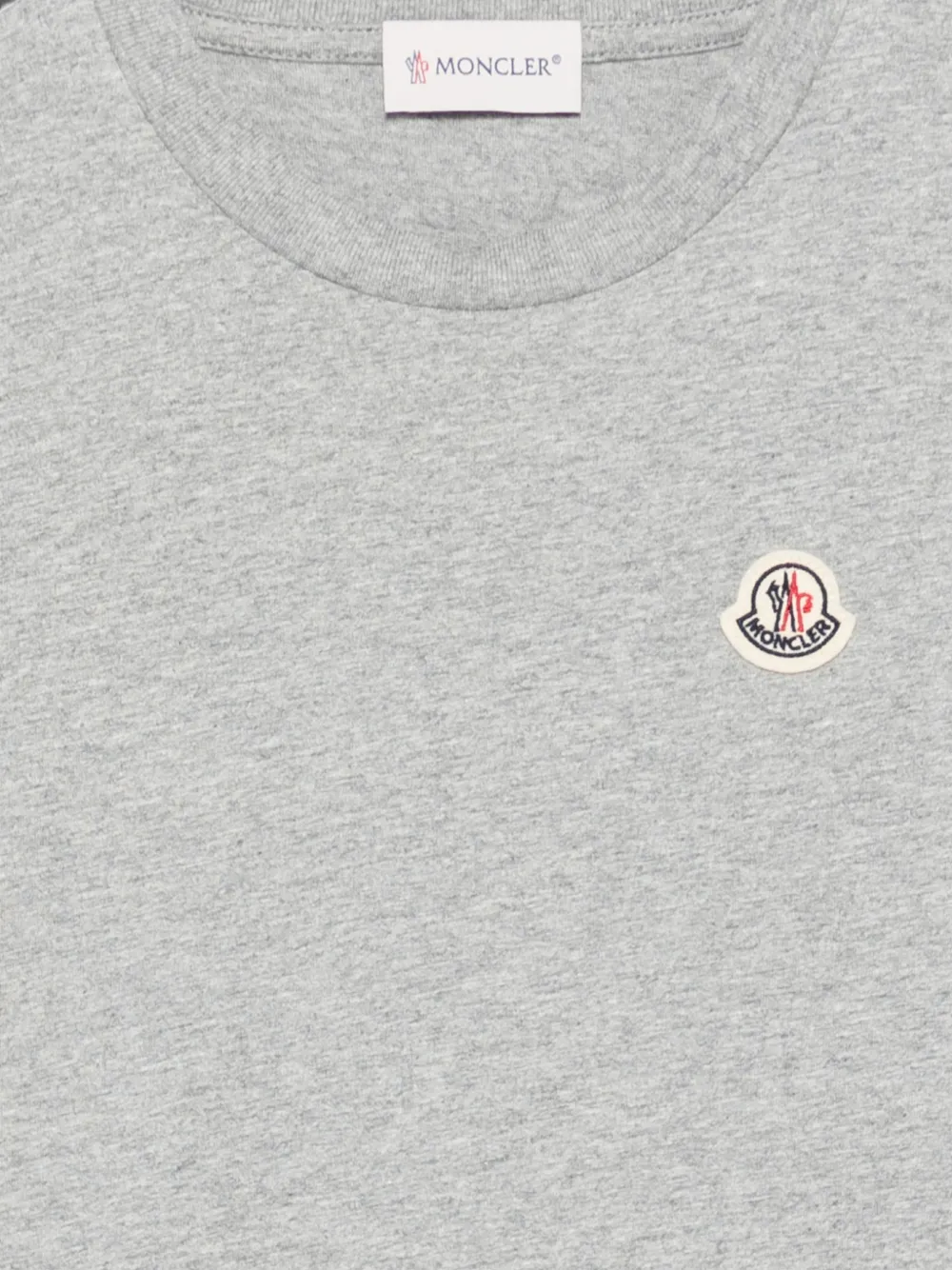 Moncler Enfant Drie T-shirts met logopatch Grijs
