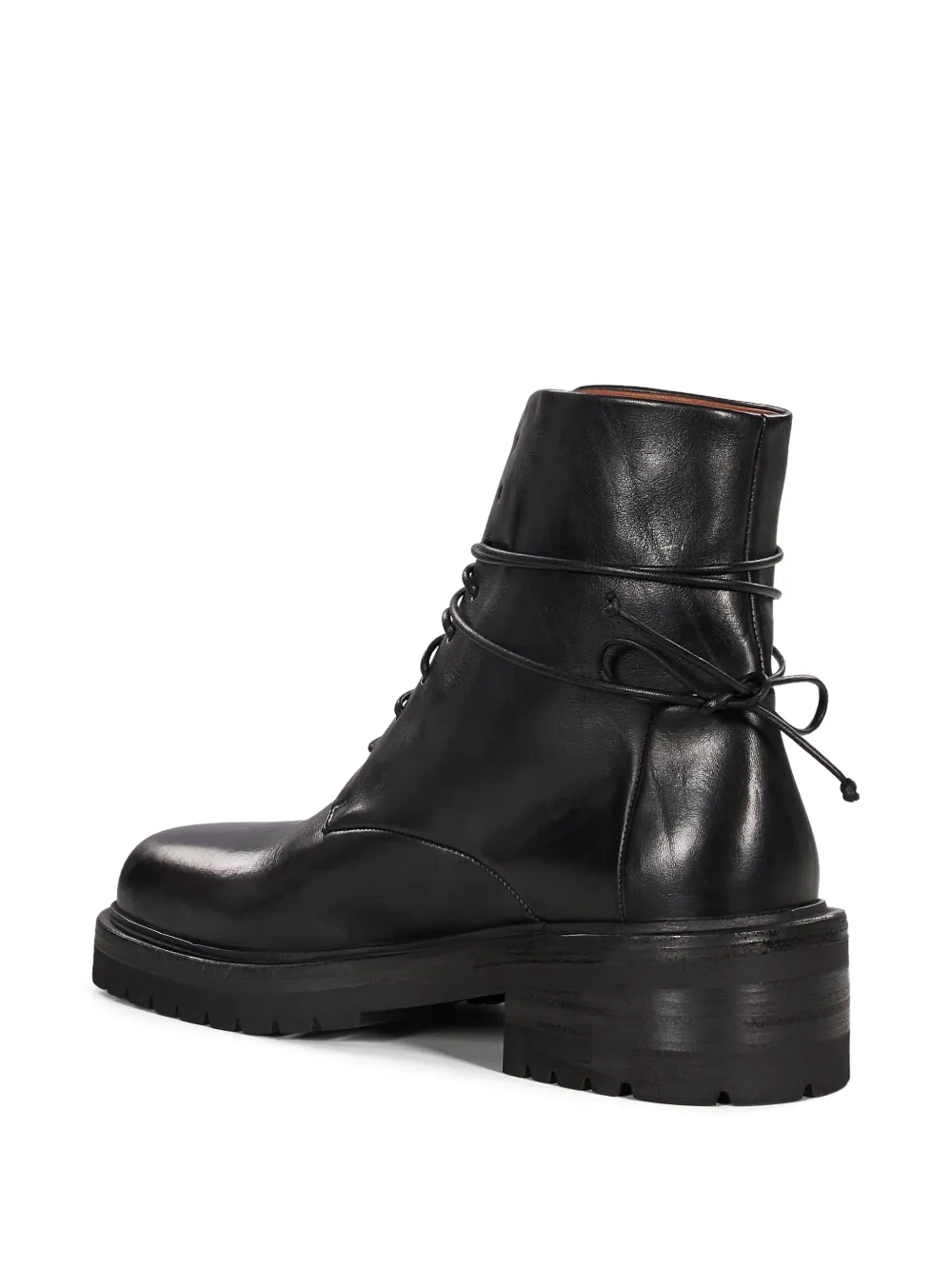 Marsèll Calzone lace-up leather boots Zwart