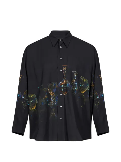 Magliano glass-print long-sleeve shirt