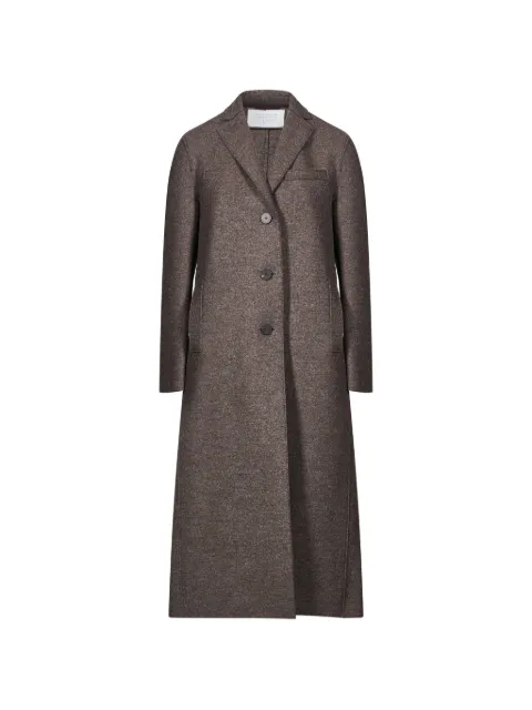 Harris Wharf London single-breasted notched-lapels coat