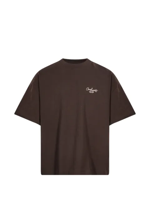 Carhartt WIP Signature Script T-shirt med logobroderi