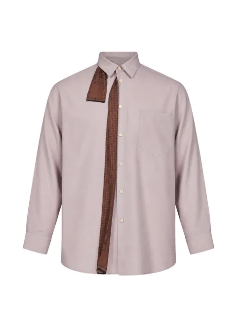 Magliano tie-detail chest-pocket shirt