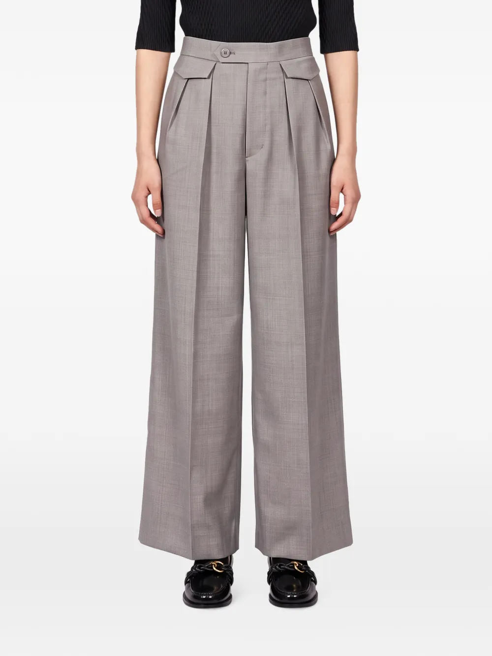 Issey Miyake Honest Ensemble pleated tailored trousers