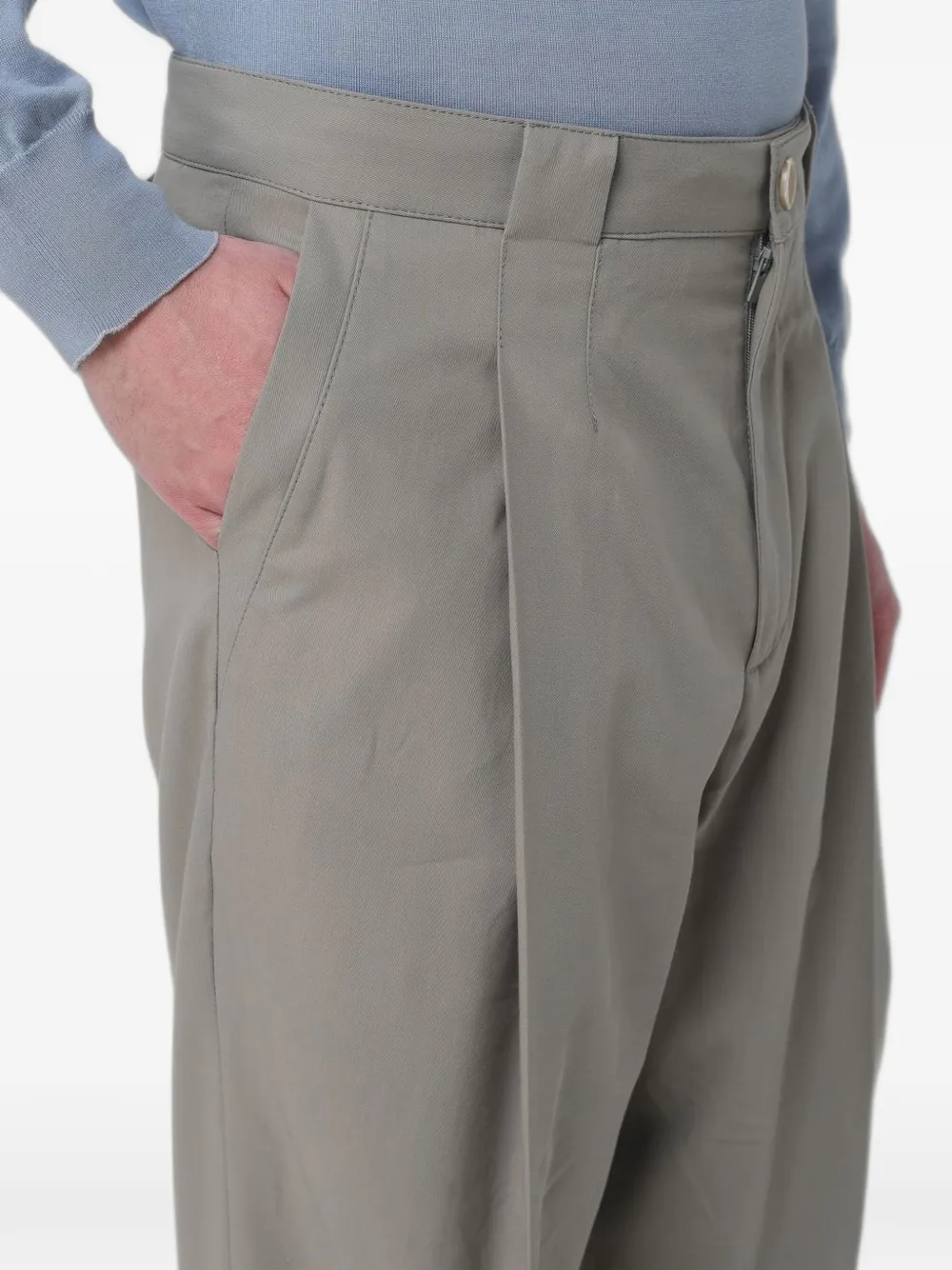 Brunello Cucinelli Geplooide pantalon Beige