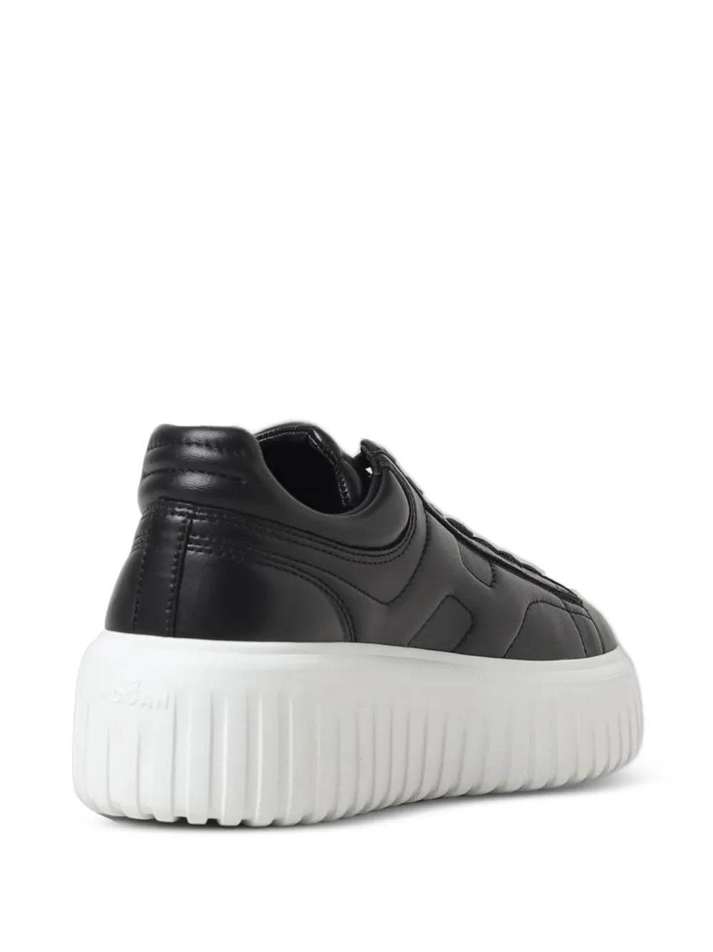 Hogan H-Stripes sneakers met plateauzool en logopatch Zwart