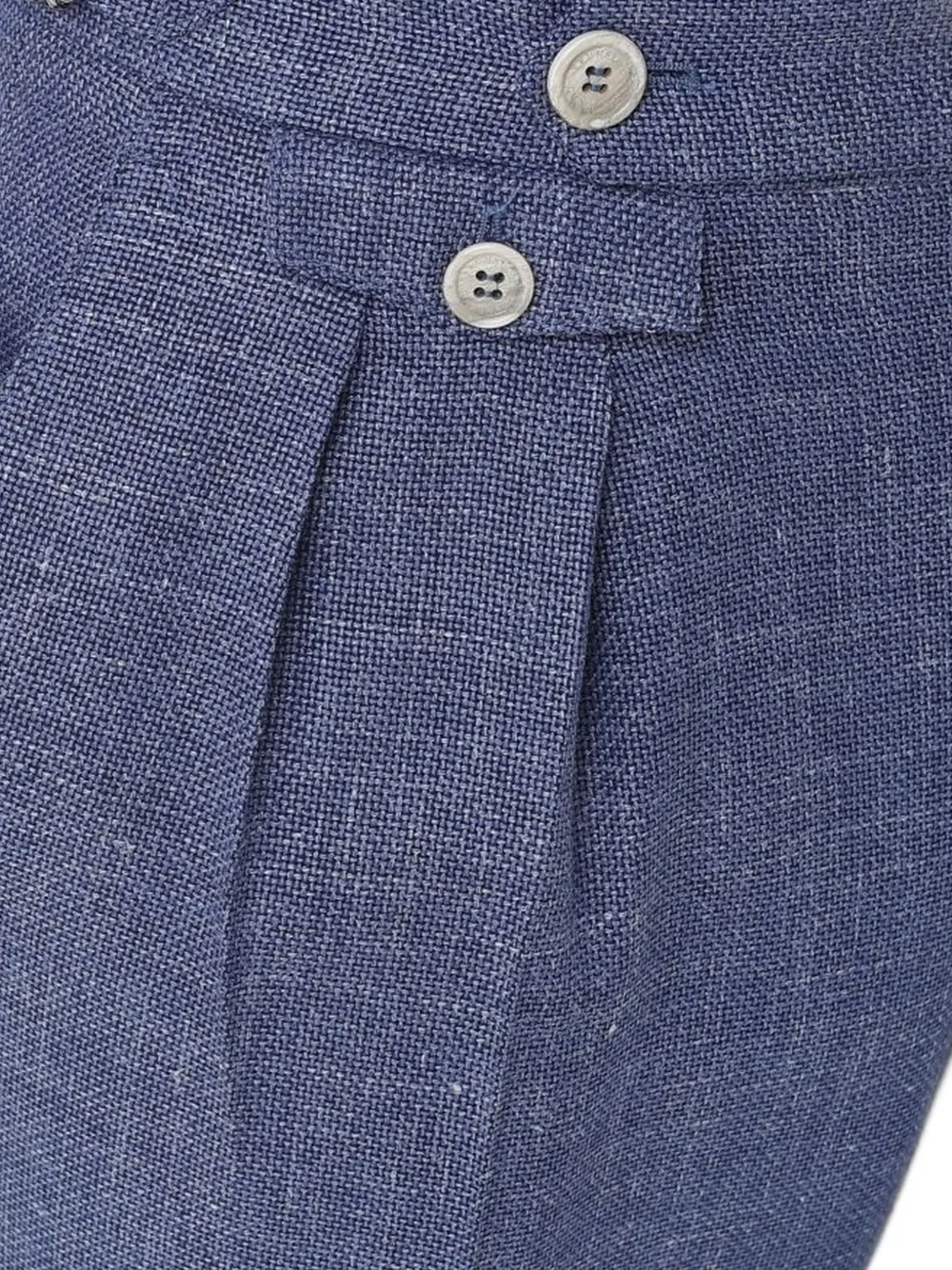 Brunello Cucinelli Geplooide pantalon Blauw
