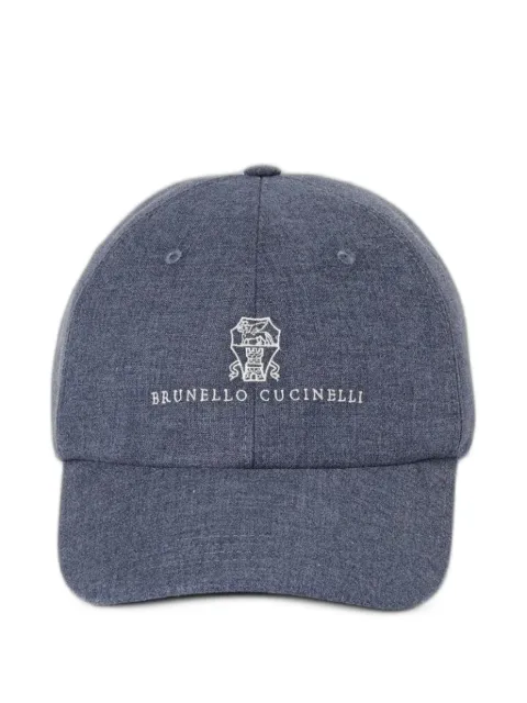 Brunello Cucinelli logo-embroidered baseball cap
