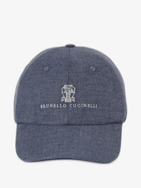 Brunello Cucinelli logo-embroidered baseball cap