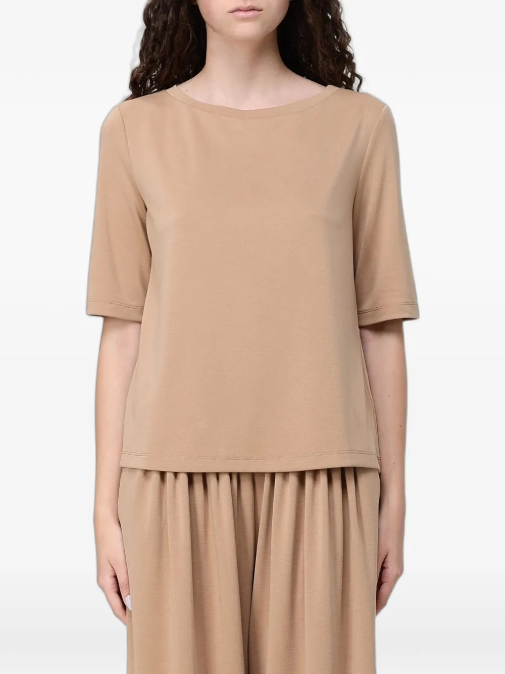 Max Mara T-shirt a maniche corte - Toni neutri