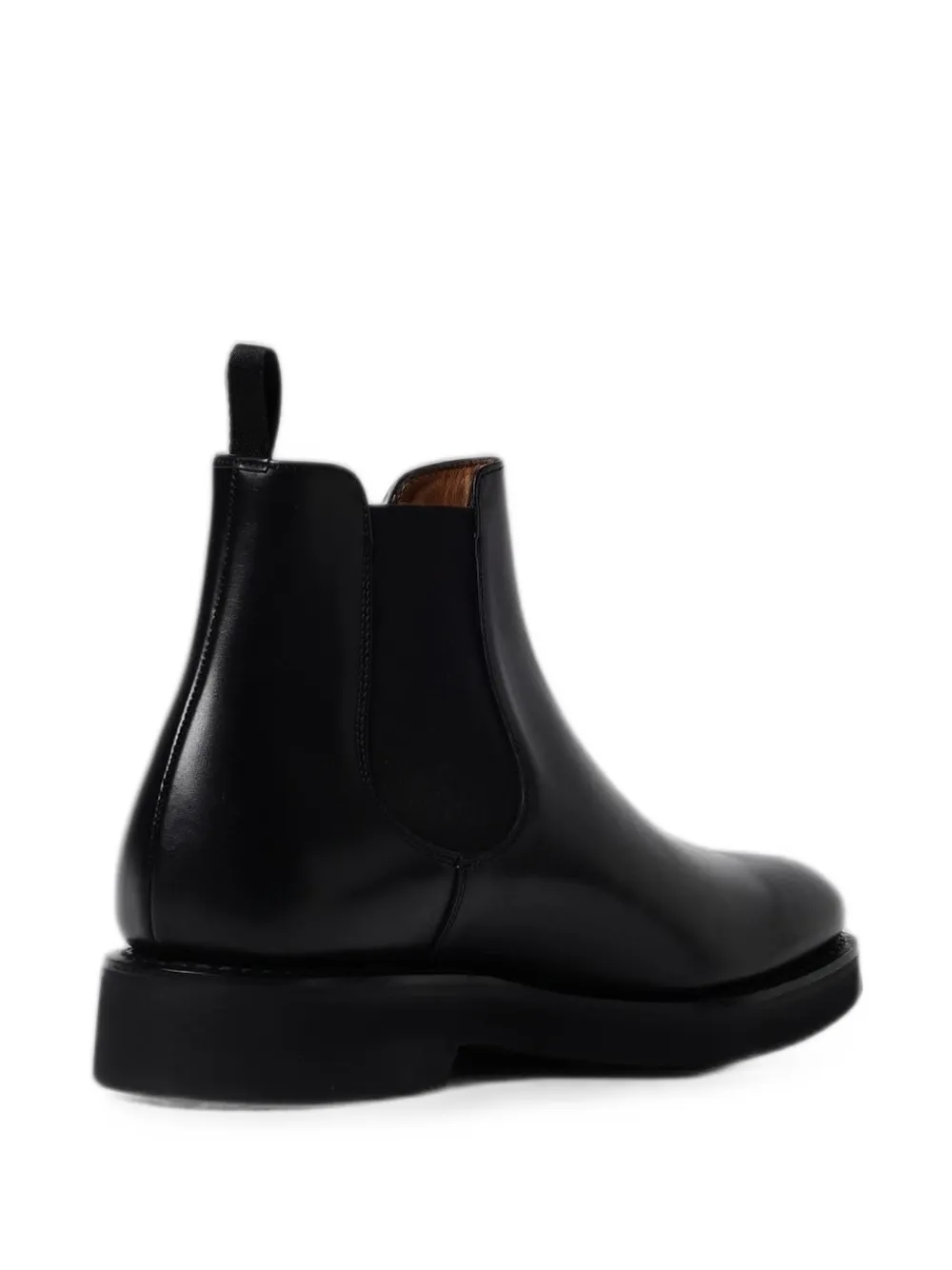 Church's elasticated-side leather ankle boots Zwart