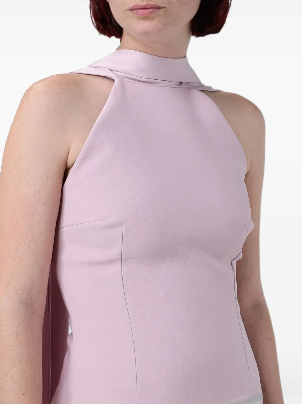Solace London Cece maxi-jurk Roze