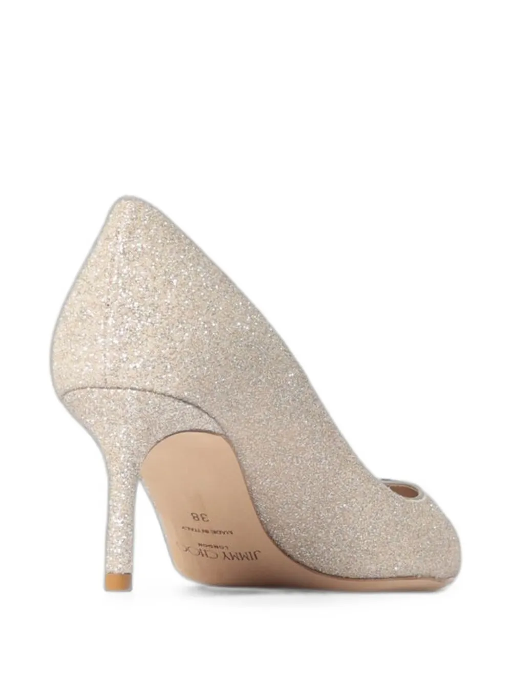 Jimmy Choo Romy glitter pumps Beige