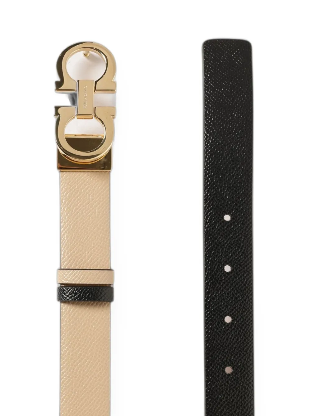  Ferragamo Gancini Reversible Belt - Negro 