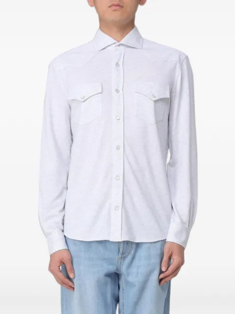 Brunello Cucinelli Western-style jersey shirt