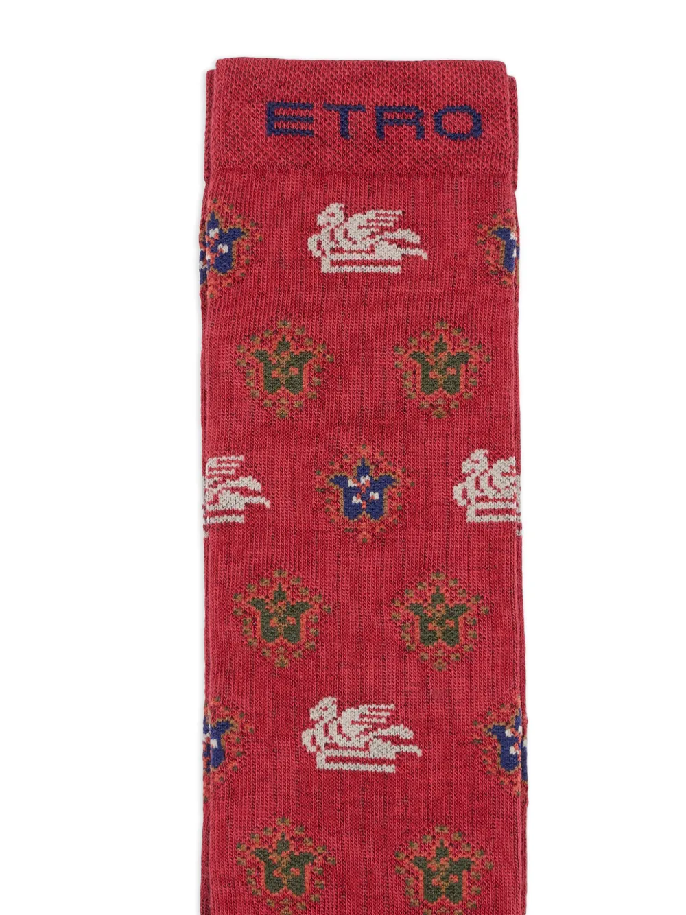 ETRO KIDS Sokken met Pegaso-patroon Rood