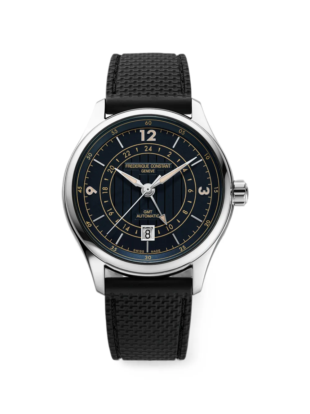 Frederique Constant x Riva Historical Society Orologio Classics Runabout GMT 42mm - Blu