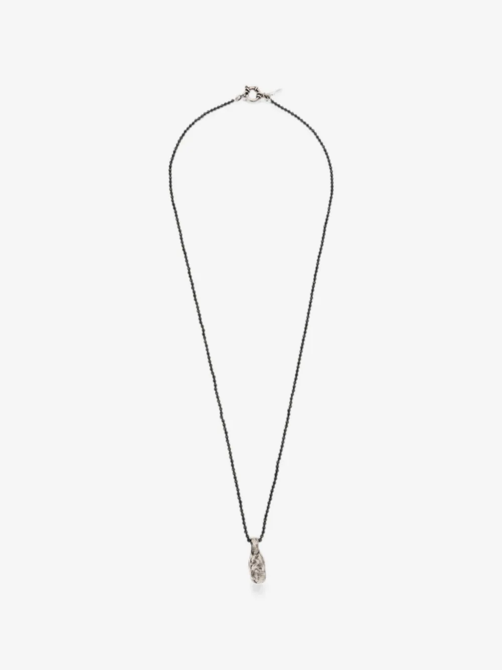 KUNDO Jaba onyx-embellished pendant necklace | Silver | Image 1
