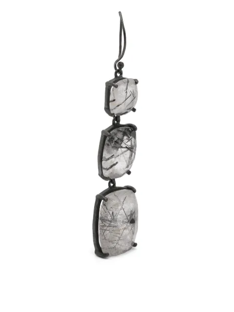 KUNDO Faye quartz earrings