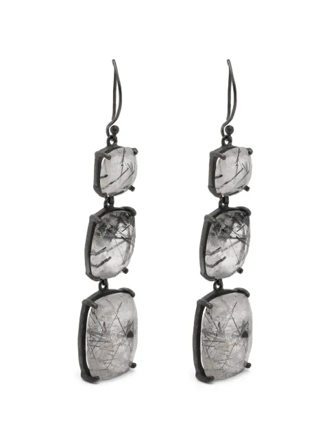 KUNDO Faye quartz earrings