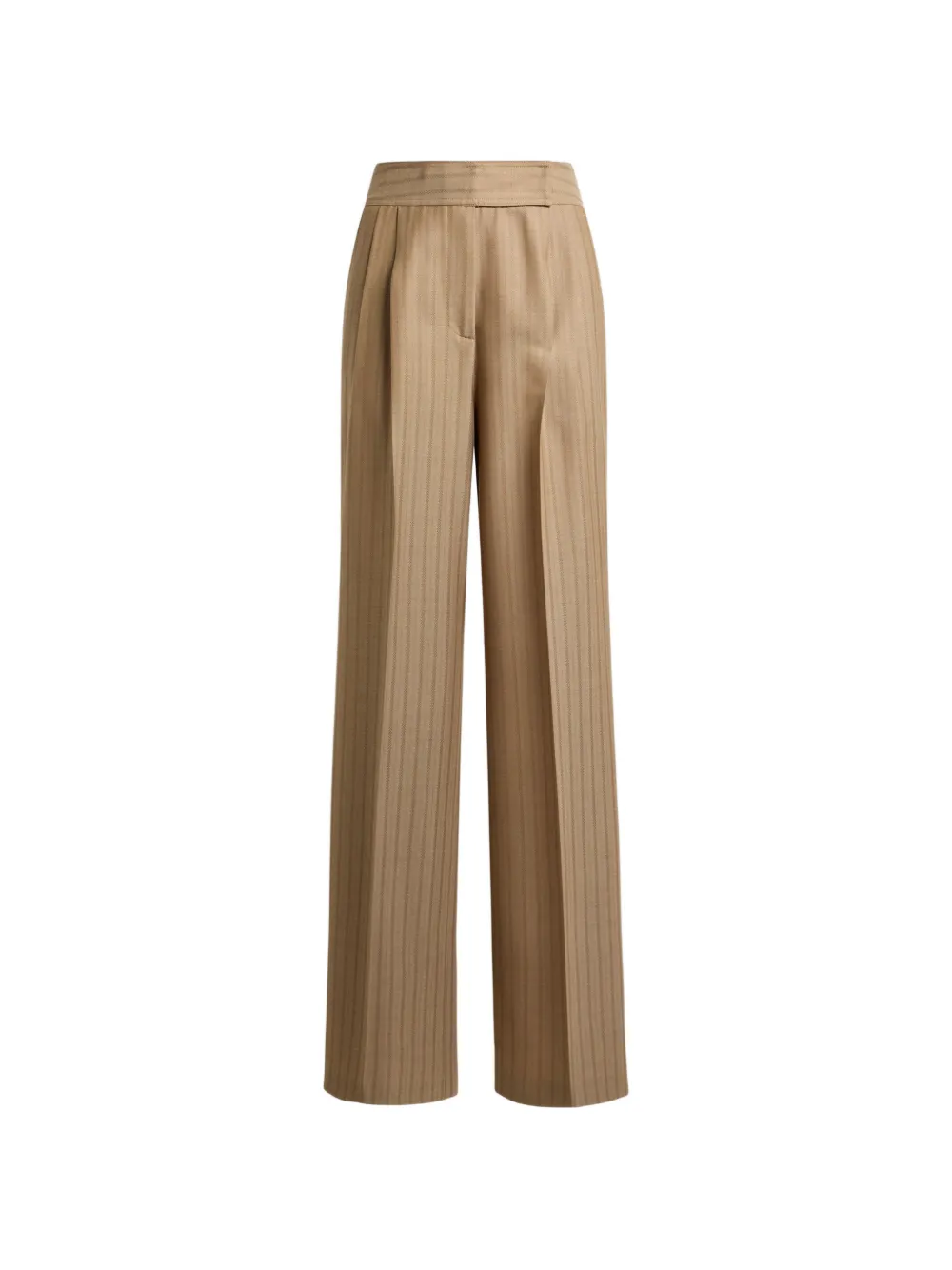 ETRO Pantaloni in lana jacquard con motivo a righe - Marrone